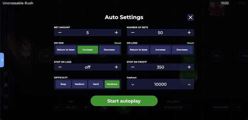 L'Uncrossable Rush è un gioco da slot che sta sconvolgendoti l'Italia - panoramica